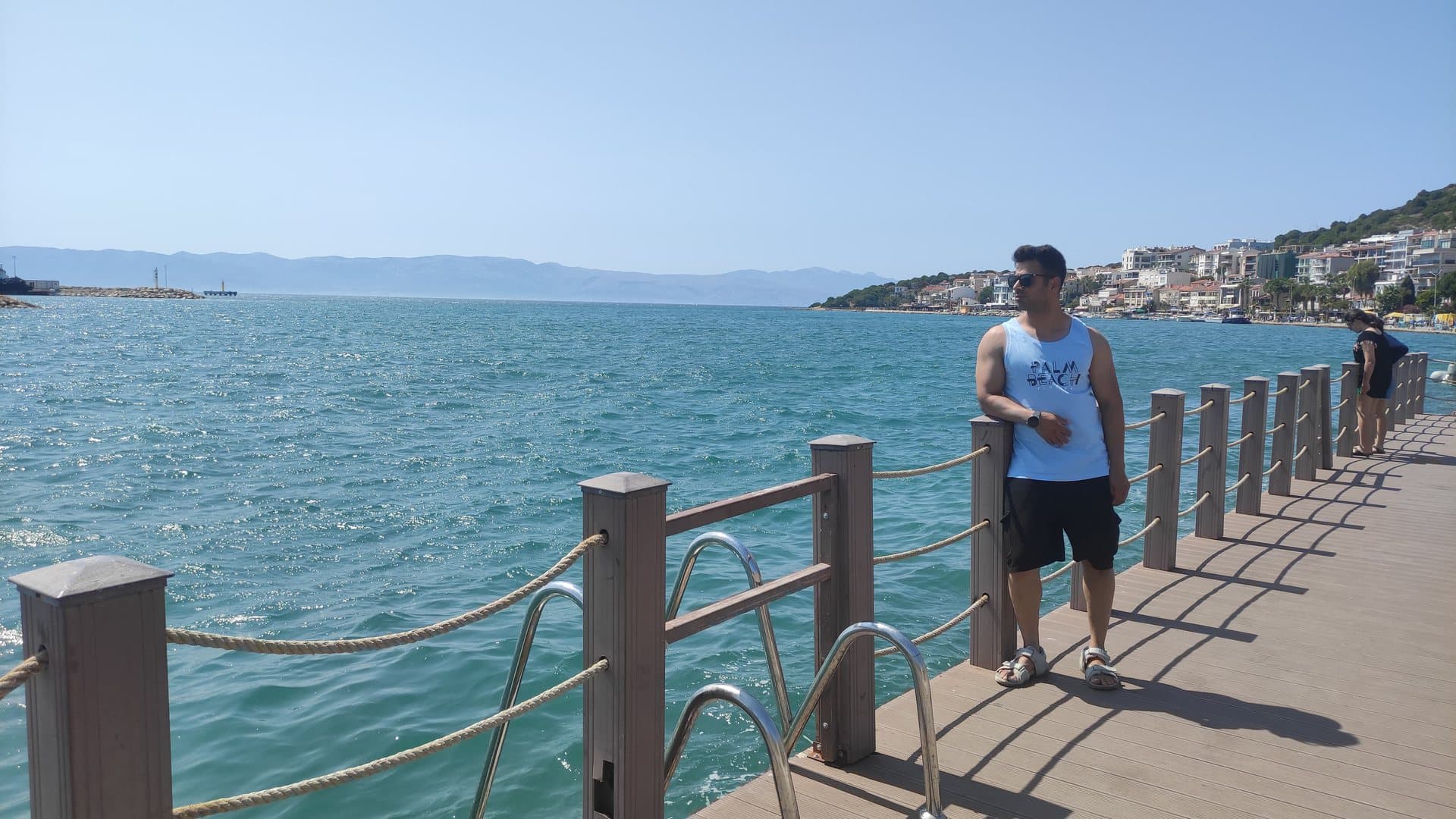 Çeşme sahilinde gerçek gezgin paylaşımı örneği